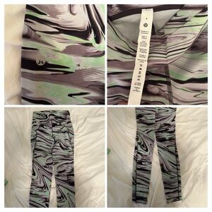 Lululemon style 4 swift speed high rise in paint glide warp